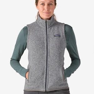 Women’s Better Sweater Fleece Vest.Birch White. Size:S .Used but great condition